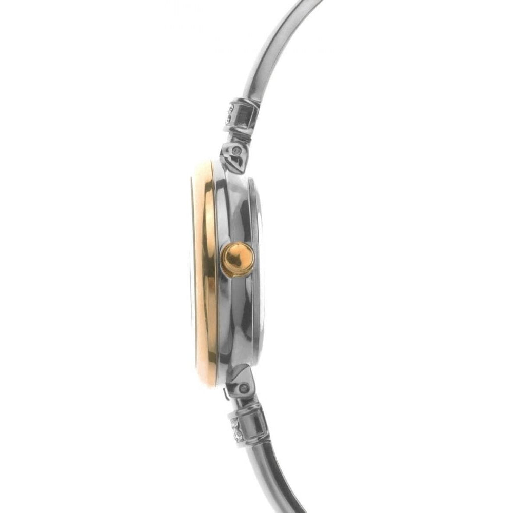 Stainless Steel Bracelet Strap & Two Tone Case With MOP Dial Ladies Watch