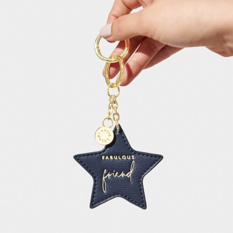 Chain Keyring | Fabulous Friend | Navy | Star