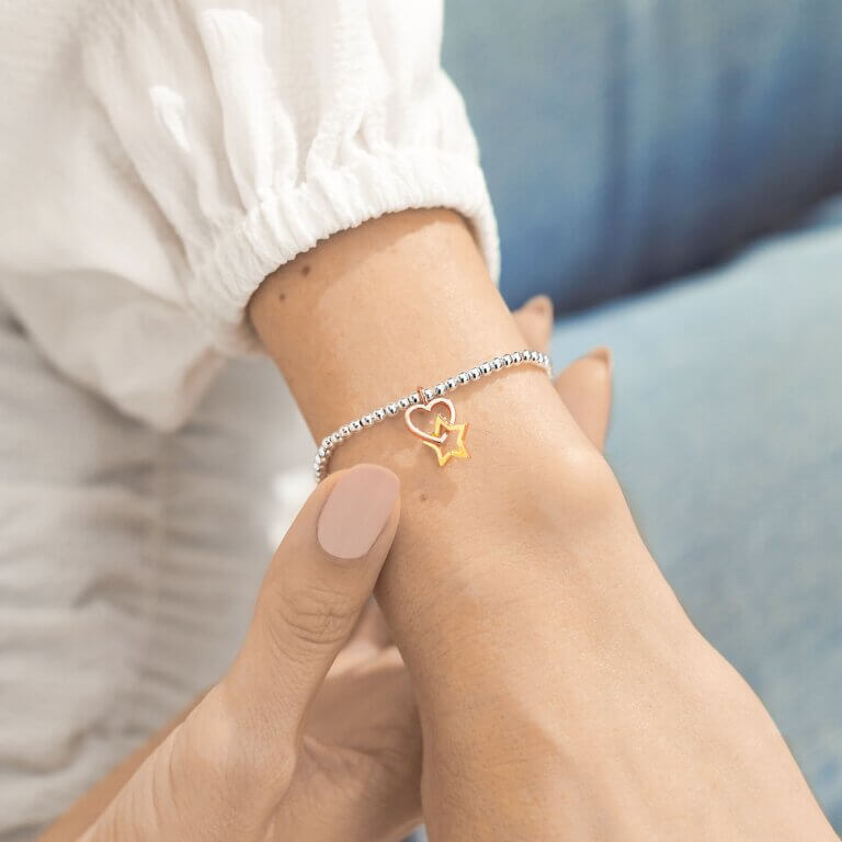 A Little | Girl Power | Silver | Bracelet | 17.5cm Stretch