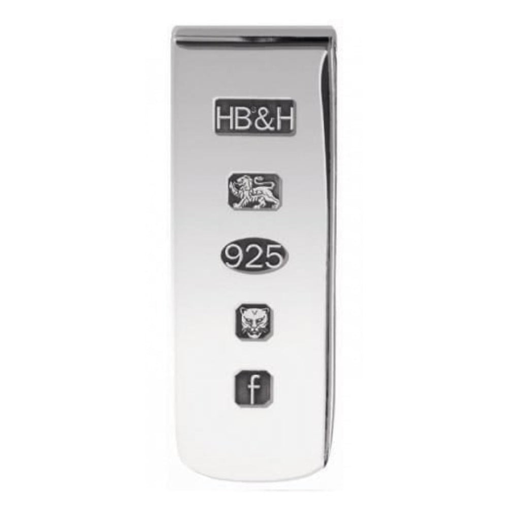 Gents Sterling Silver Stamped Money Clip