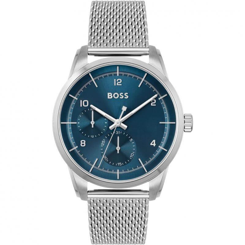 Sophio Blue Dial Steel Mesh Bracelet Gents Watch
