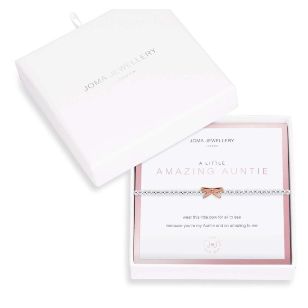 Beautifully Boxed A Littles | Amazing Auntie| Bracelet |17.5cm Stretch