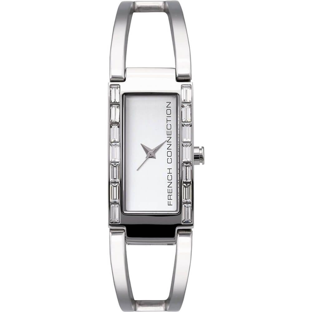 Ladies Quartz Stainless Steel Stone Set Watch