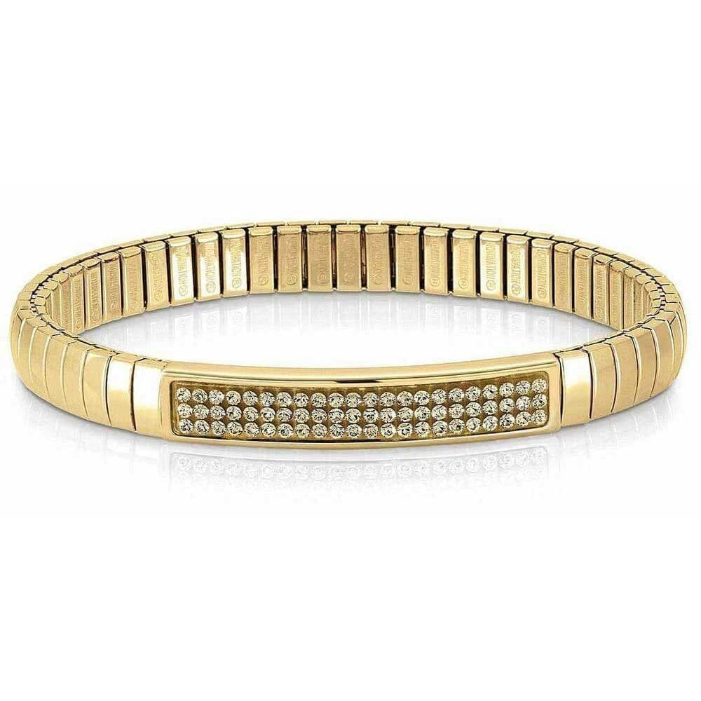 Steel Xte Bracelets And Swarovski Fin, Yellow Gold (024_Champagne)