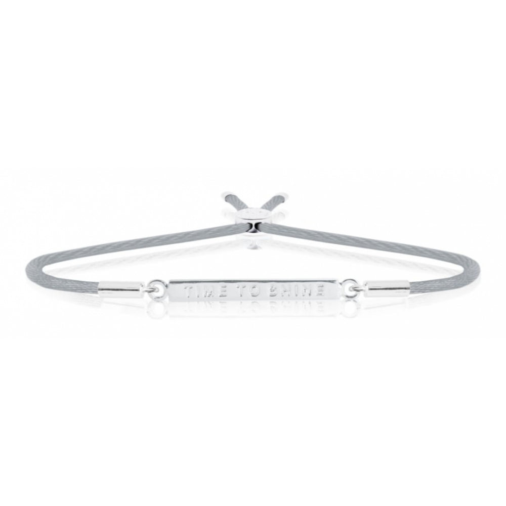 MESSAGE BRACELET - Time To Shine