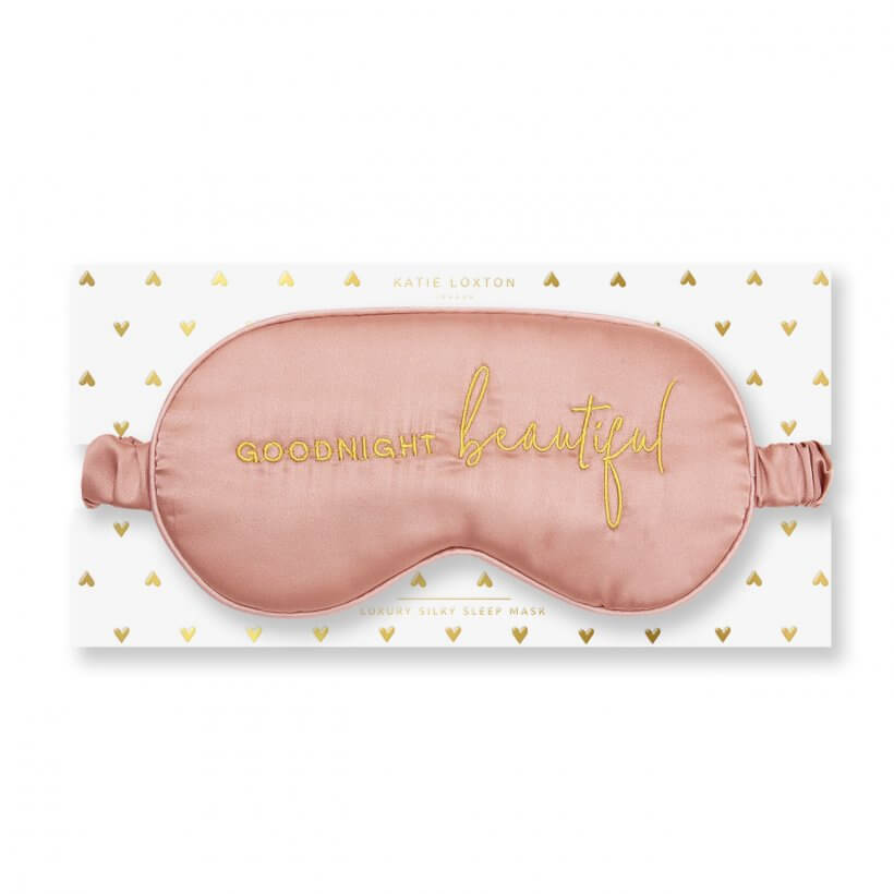 Satin Eye Mask | Goodnight Beautiful | Dusty Pink