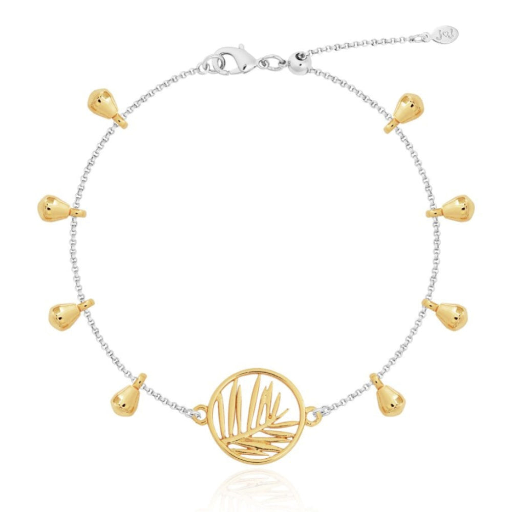 Anklet | Gold Palm | 26cm Total Length