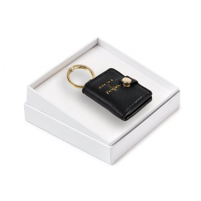 Beautifully Boxed Photo Keyring | One In A Million | Black