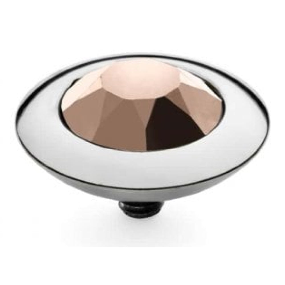 Famosa Silver 13mm Tondo Ring Top Rose