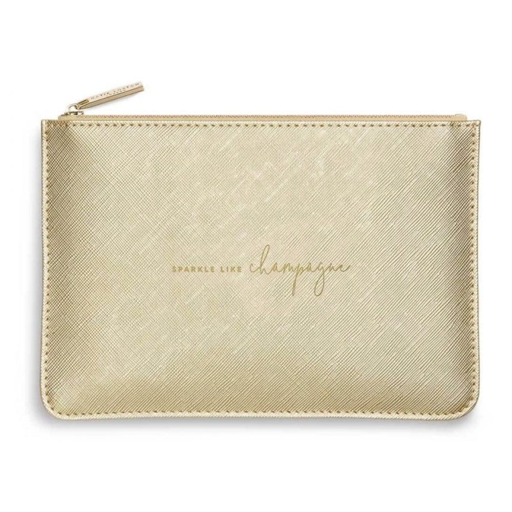 Perfect Pouch | Sparkle Like Champagne | Metallic Gold