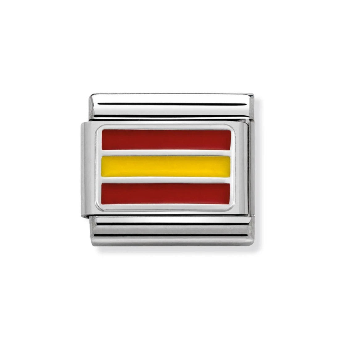 Enamel Spain Flag Classic Charm