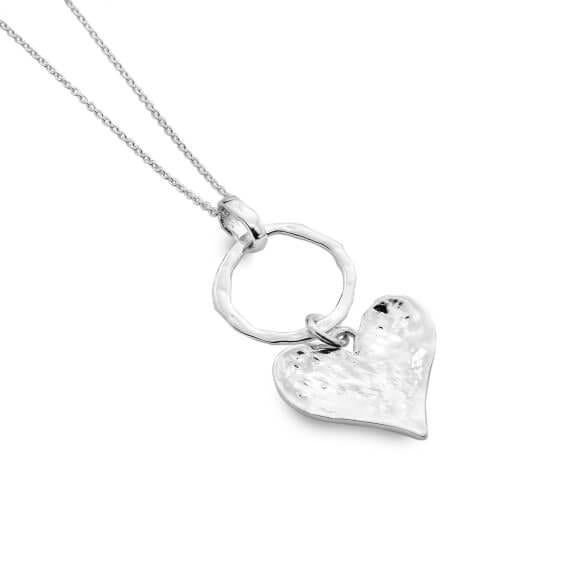 Origins Circle & Heart Pendant Necklace