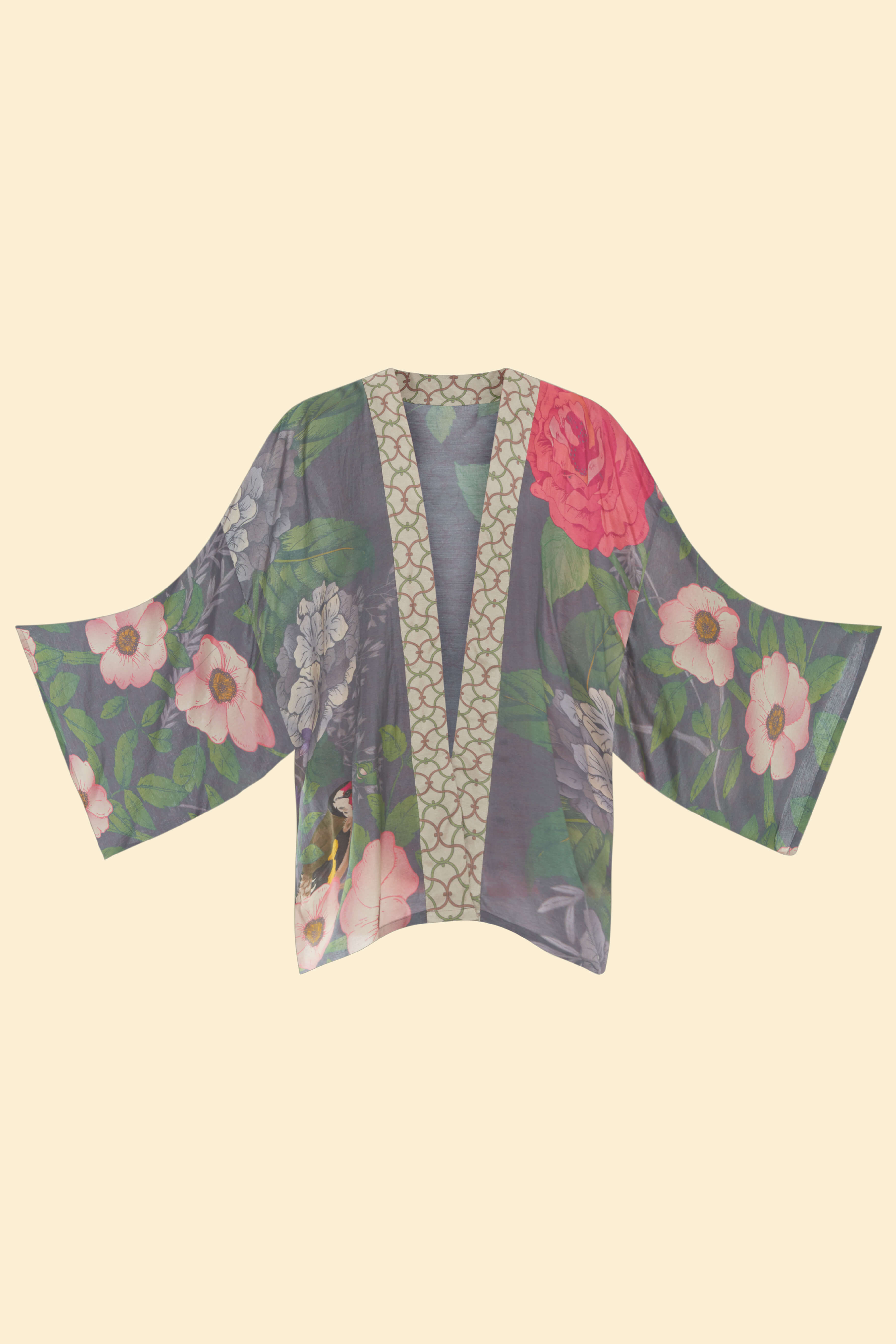 Hedgerow Kimono Jacket - Pewter