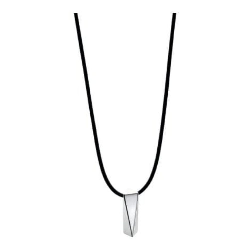 Stylish Gents Rubber Lace Pendant Necklace