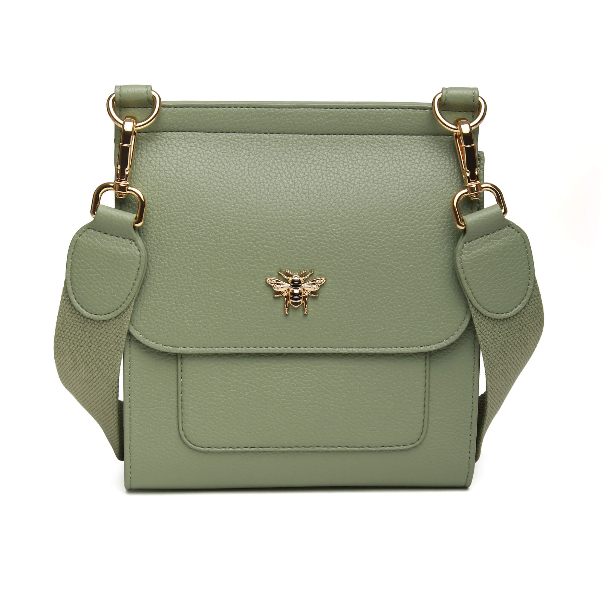Bloomsbury Cross Body Bag In Sage
