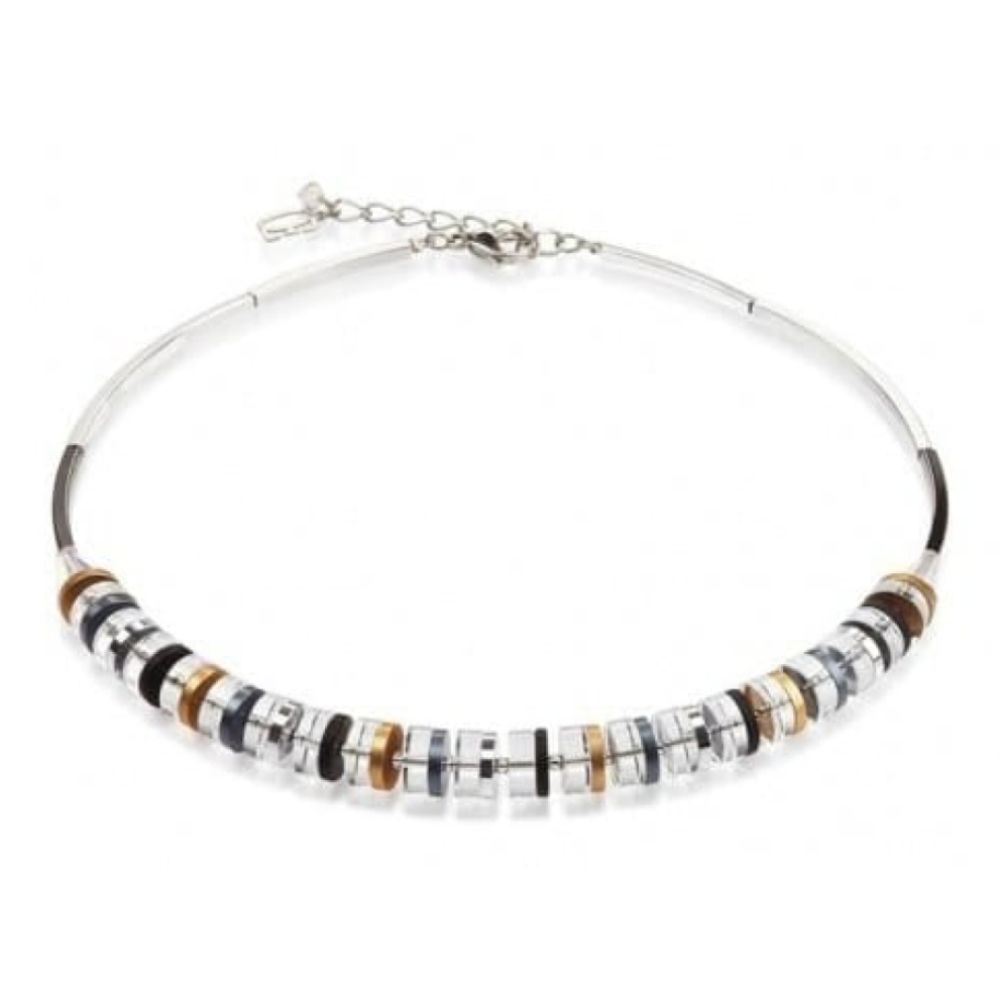 Ladies Diamant-Cut Aluminium Acrylic Glass Necklace