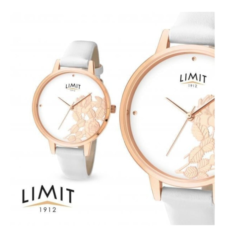 Ladies Secret Garden Rose Gold Plated Quartz Watch