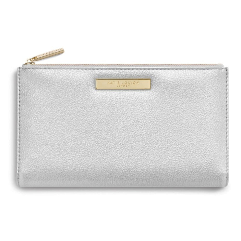 ALISE FOLD OUT PURSE - Metallic Silver - 11x19cm