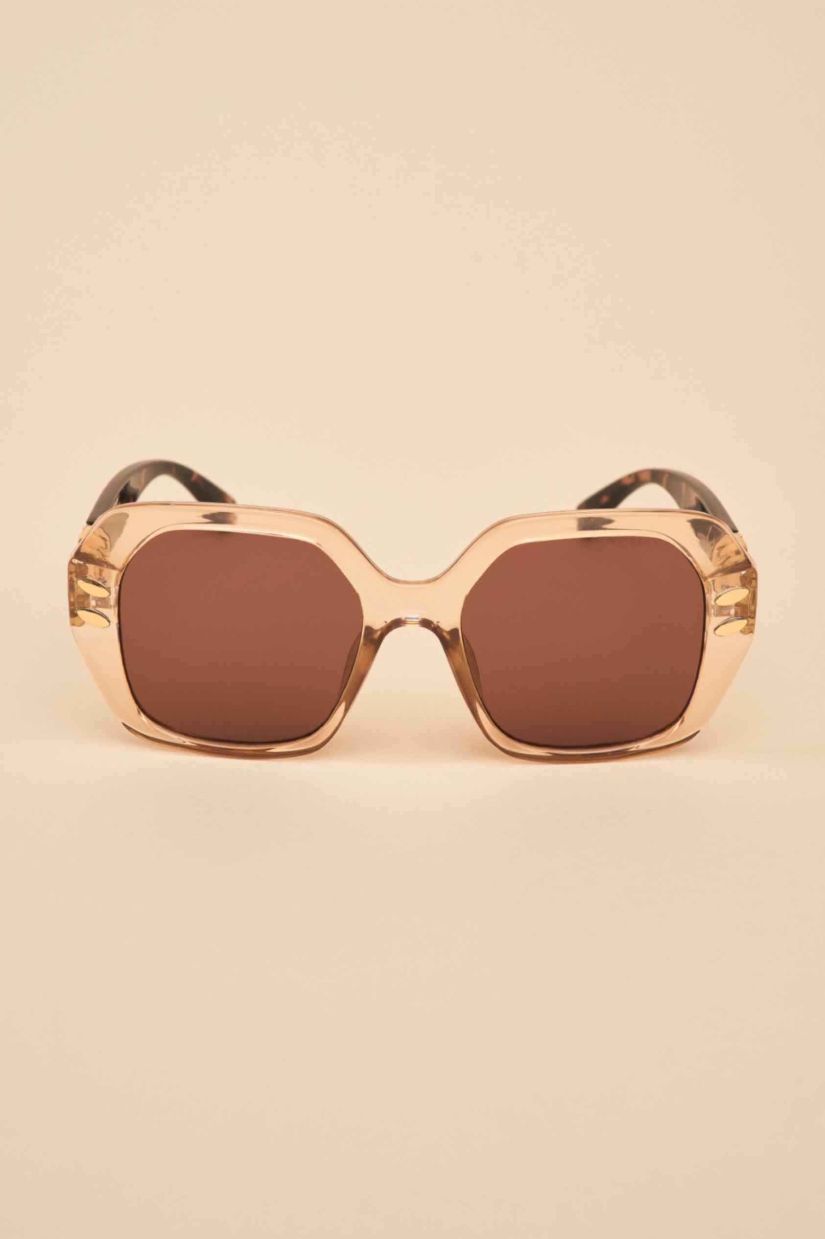 Rylee Luxe Sunglasses - Nude/Tortoiseshell