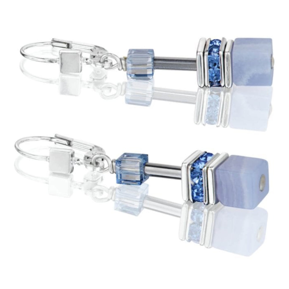 Light Blue Pierced Earring