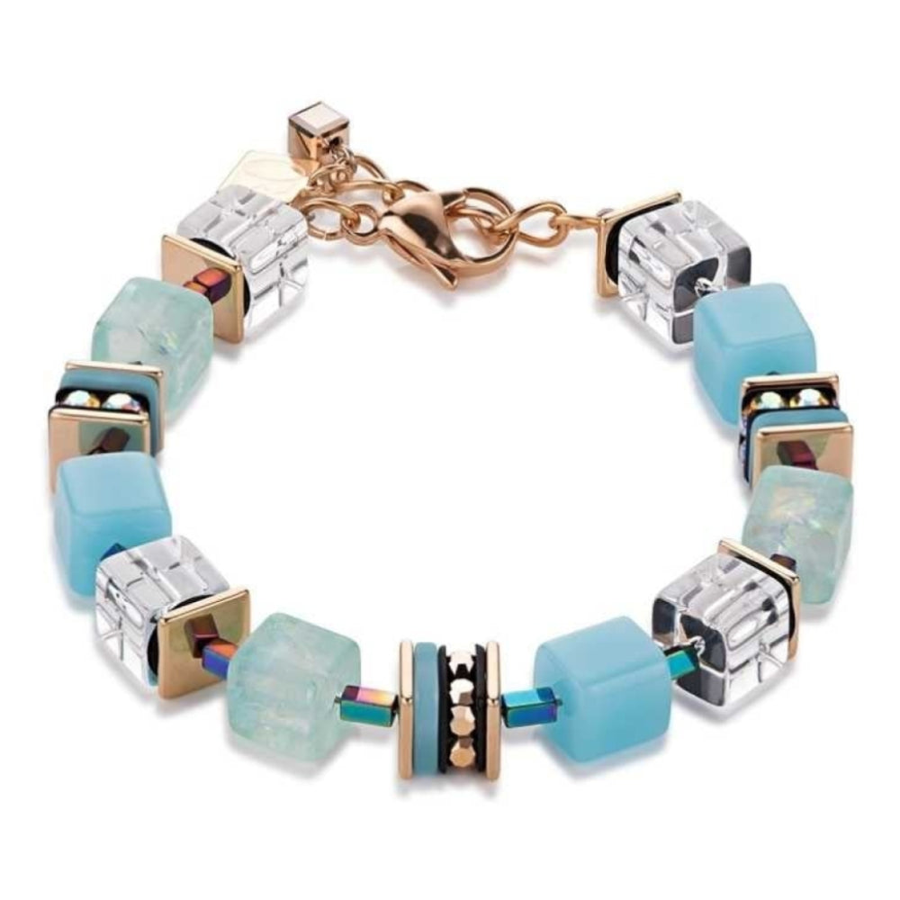 Turquoise Geo Cube Bracelet