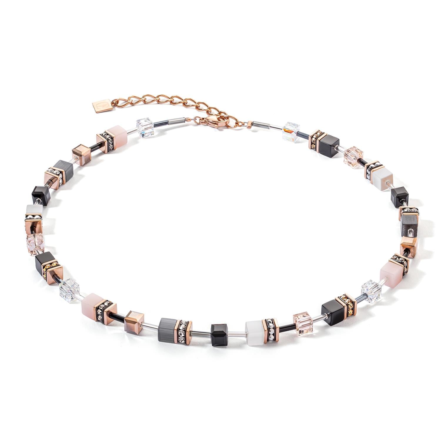 GeoCUBE Iconic Rose Gold Soft Necklace