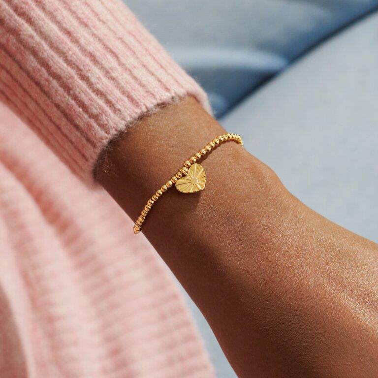 A Little 'She Believed She Could So She Did' Gold Plated Bracelet