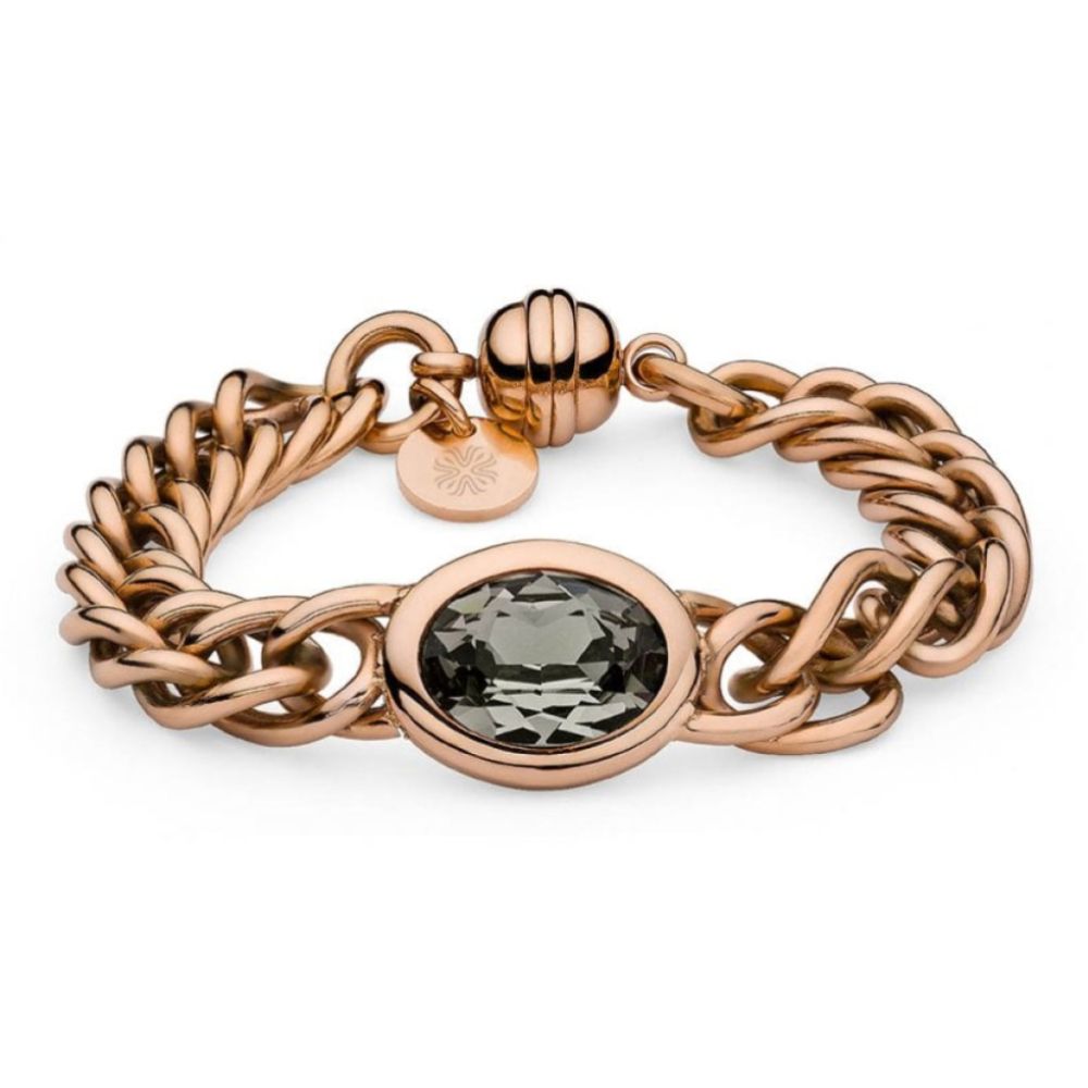 Bracelet ''Tivola'' Big (Rg/P) Black Diamond