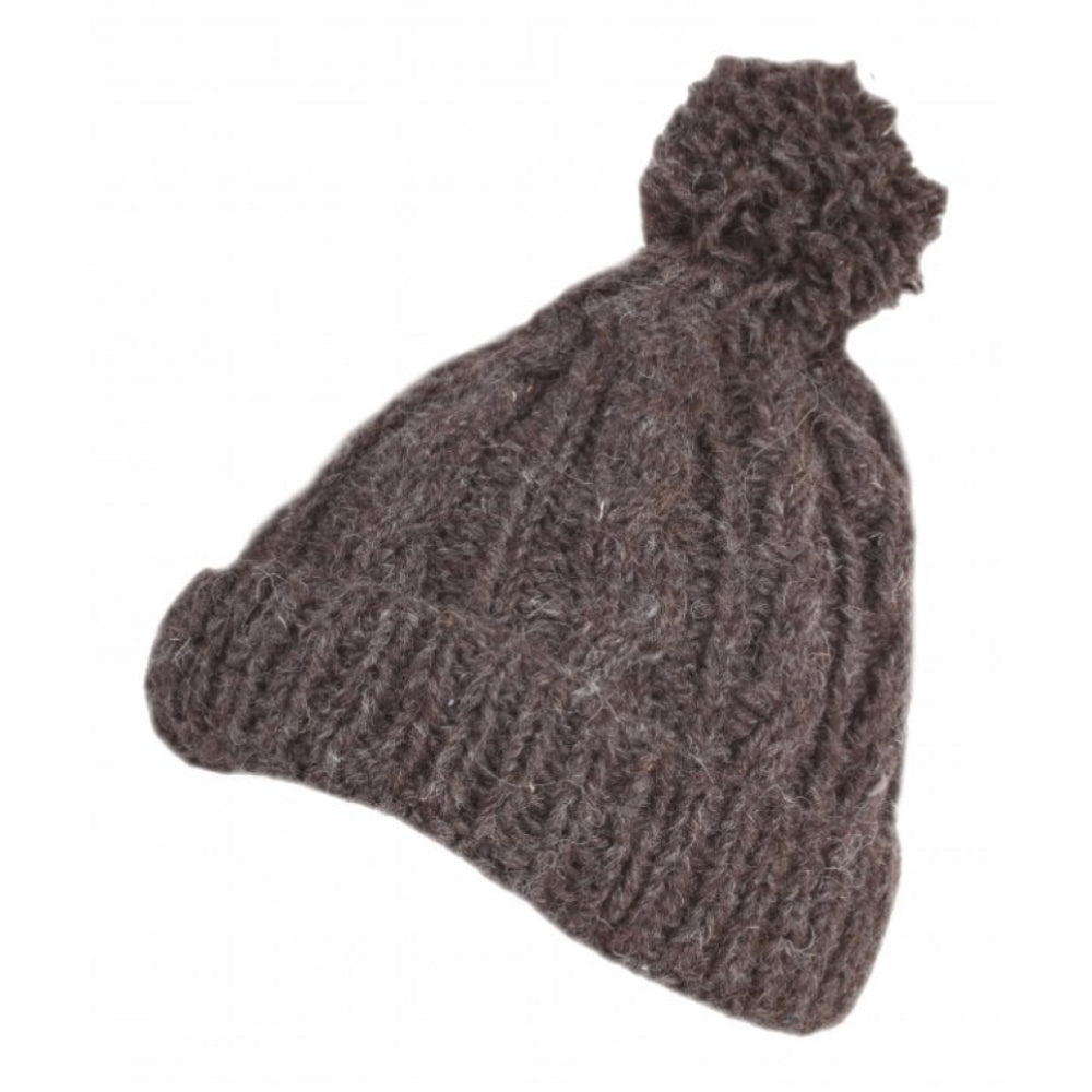 Chamonix Bobble Beanie Bark