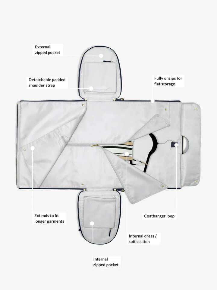 Navy Weekend Garment Bag