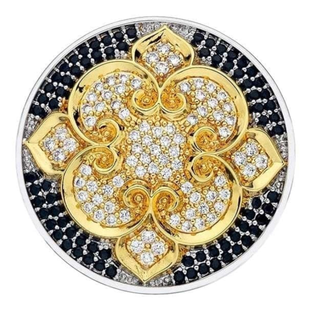 Fiore di Loto Yellow Gold Plate Coin - 33mm