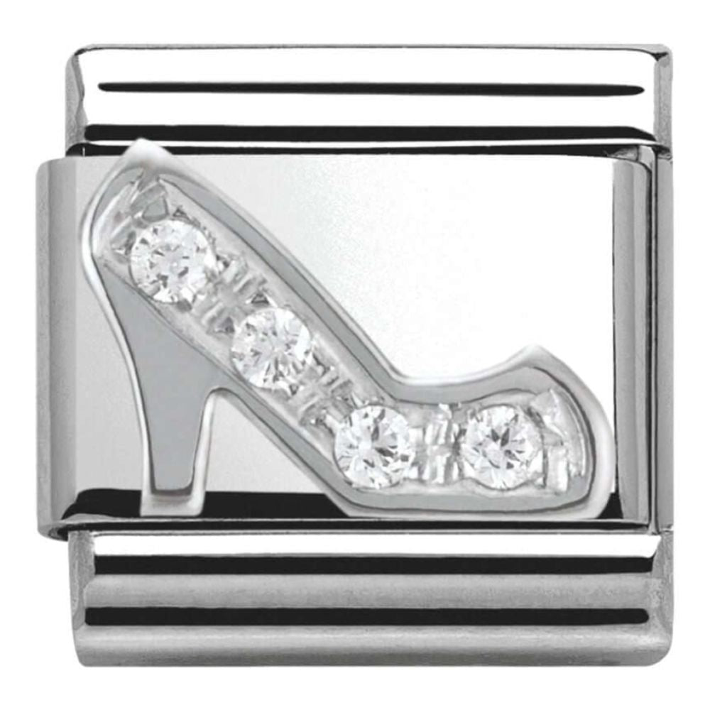 Classic CZ Heel Shoe Link