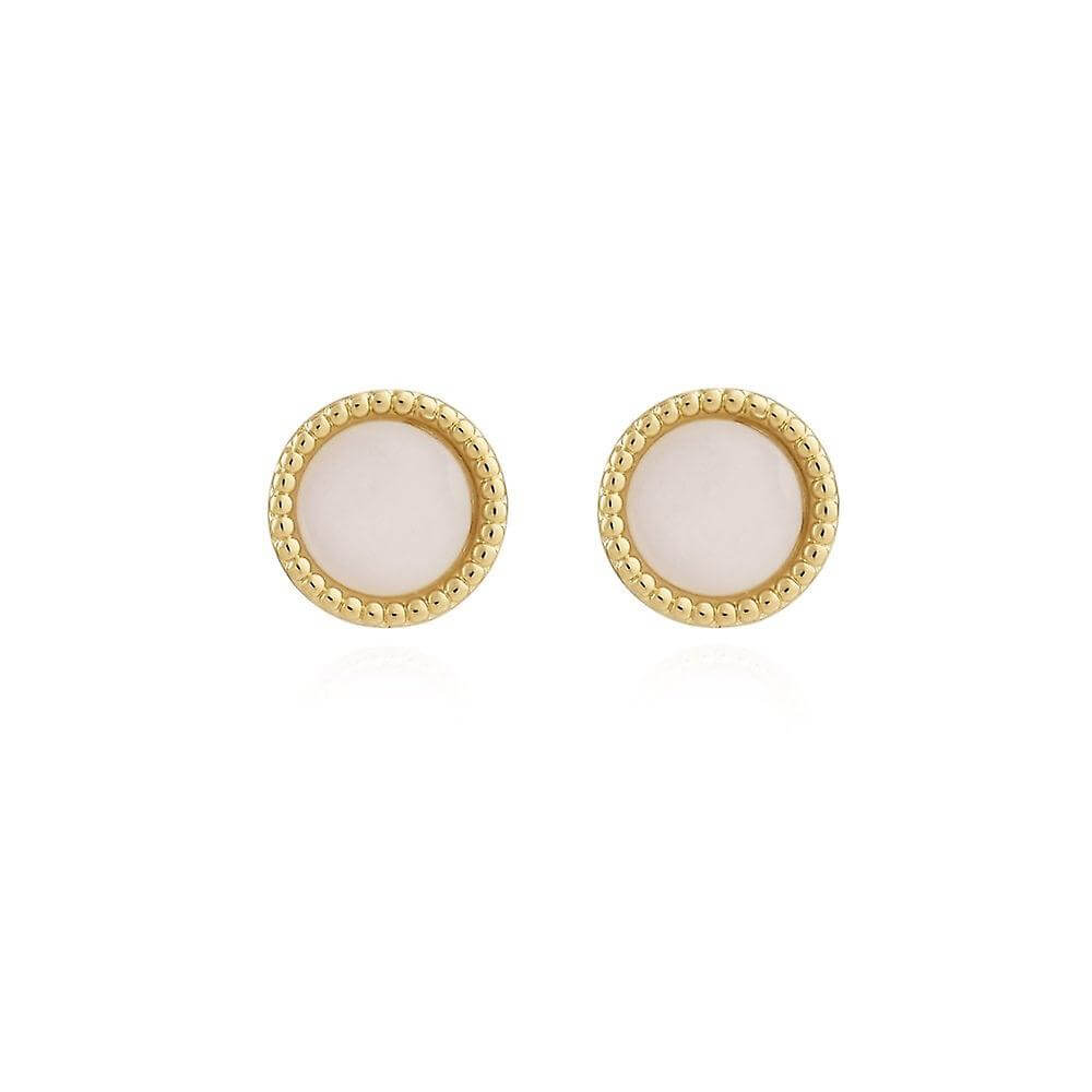 Treasure The Little Things Keep Shining Gold Earrings