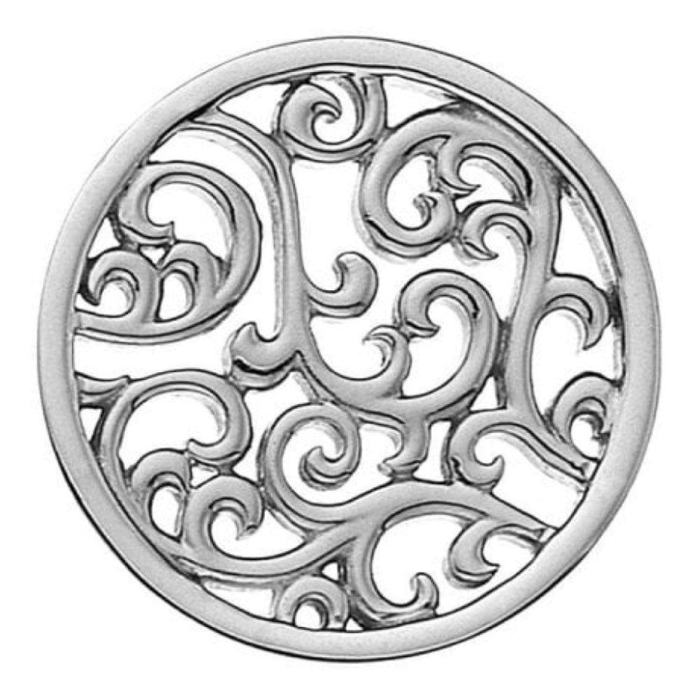 25mm Sterling Silver & Rose Gold Plated Creativity Reversible Coin