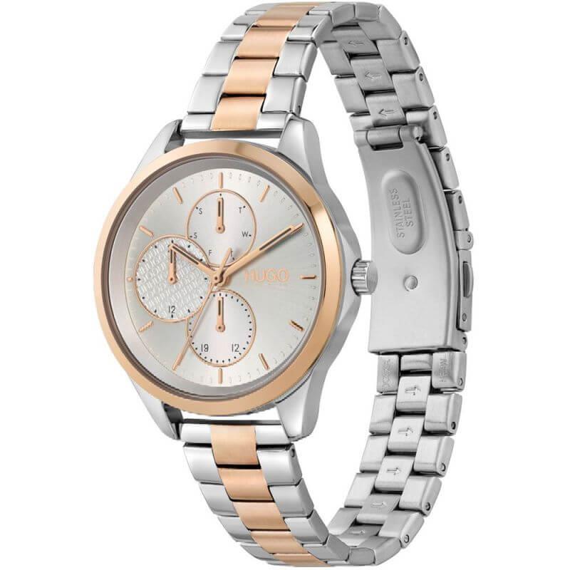 FEARLESS MULTI Silver Dial & Two Tone Bracelet Strap Ladies Watch