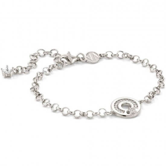 Sentimental Silver & CZ Pave Star Bracelet