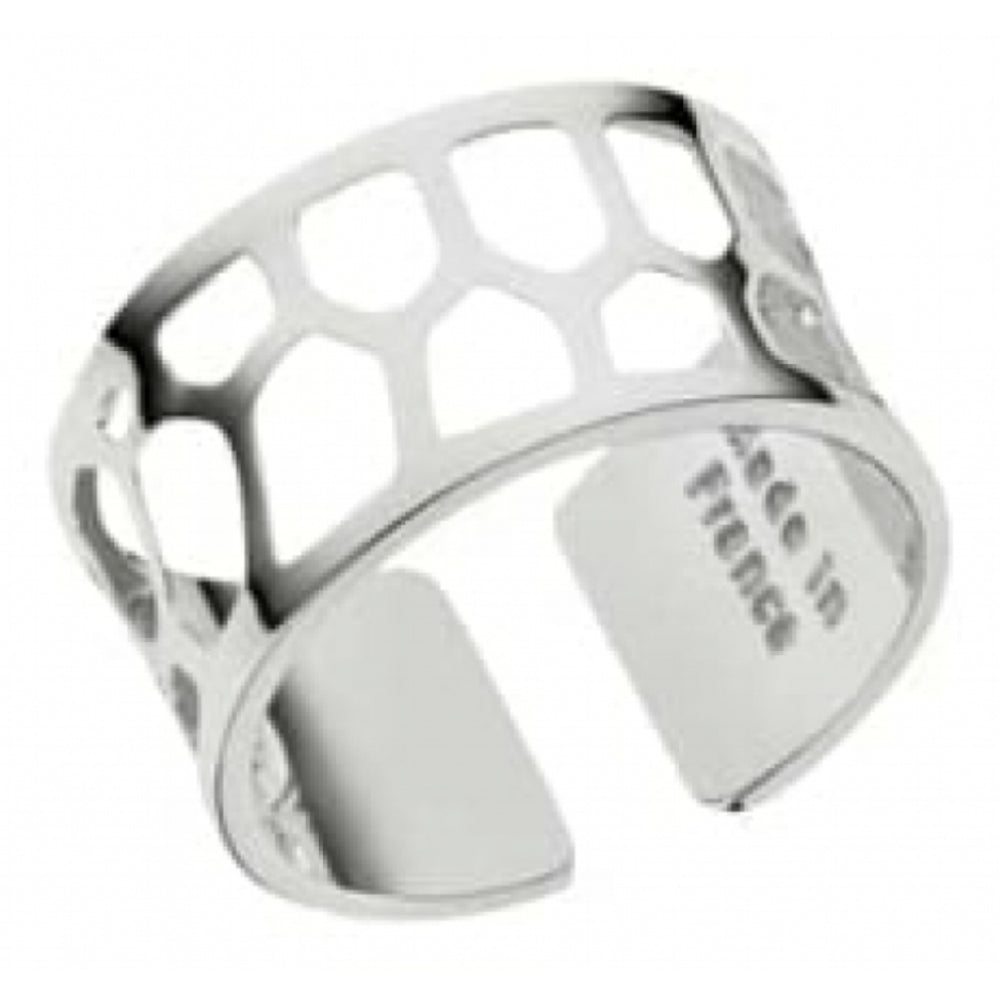 Brass & Silver Plated Nid D'Abeille Ring