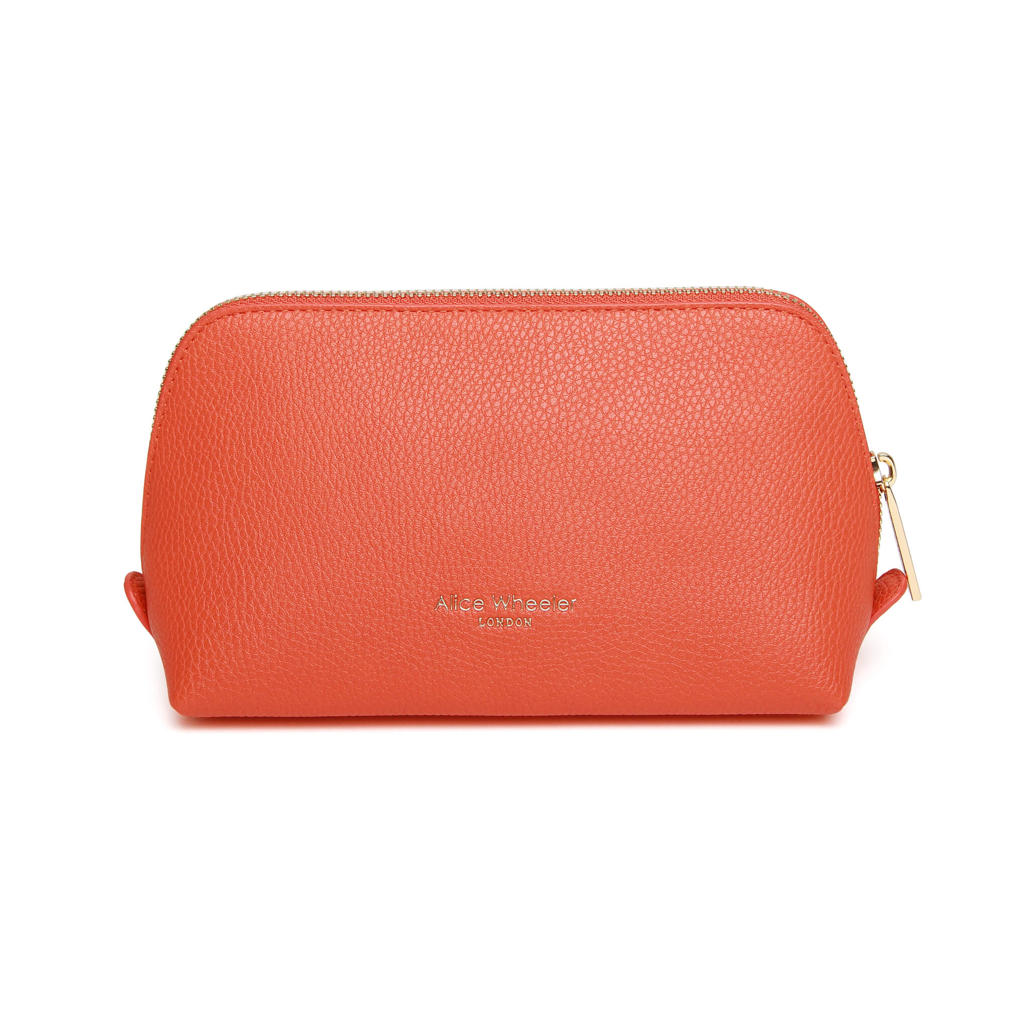 Small Beauty Case/Makeup Bag In Orange