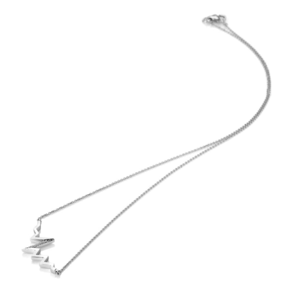 Beat Necklace - White Gold