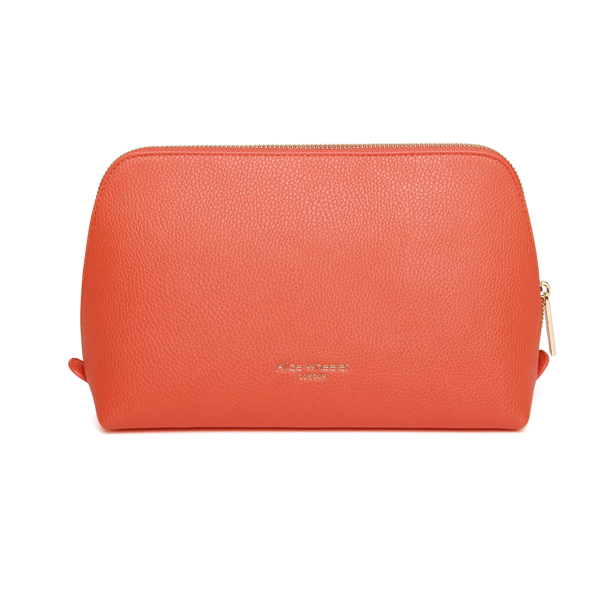 Large Beauty Case/Makeup Bag In Orange