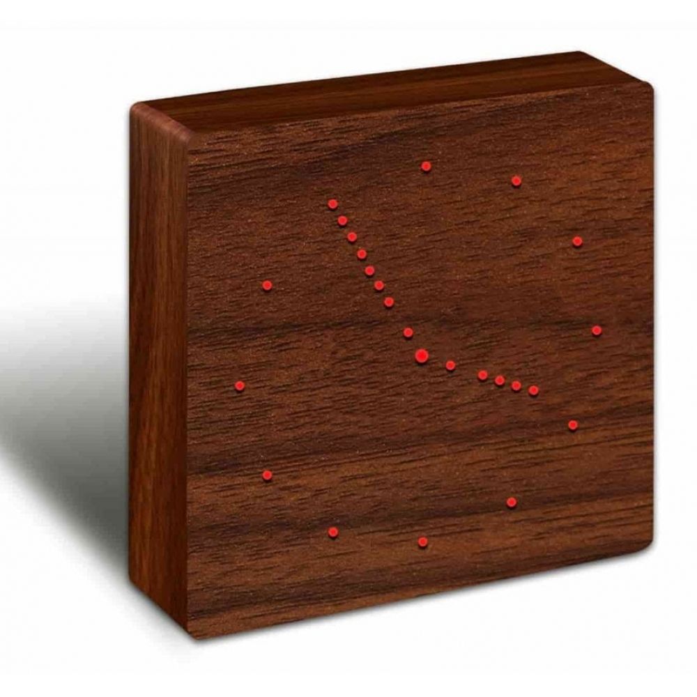 Walnut Analogue Click Clock