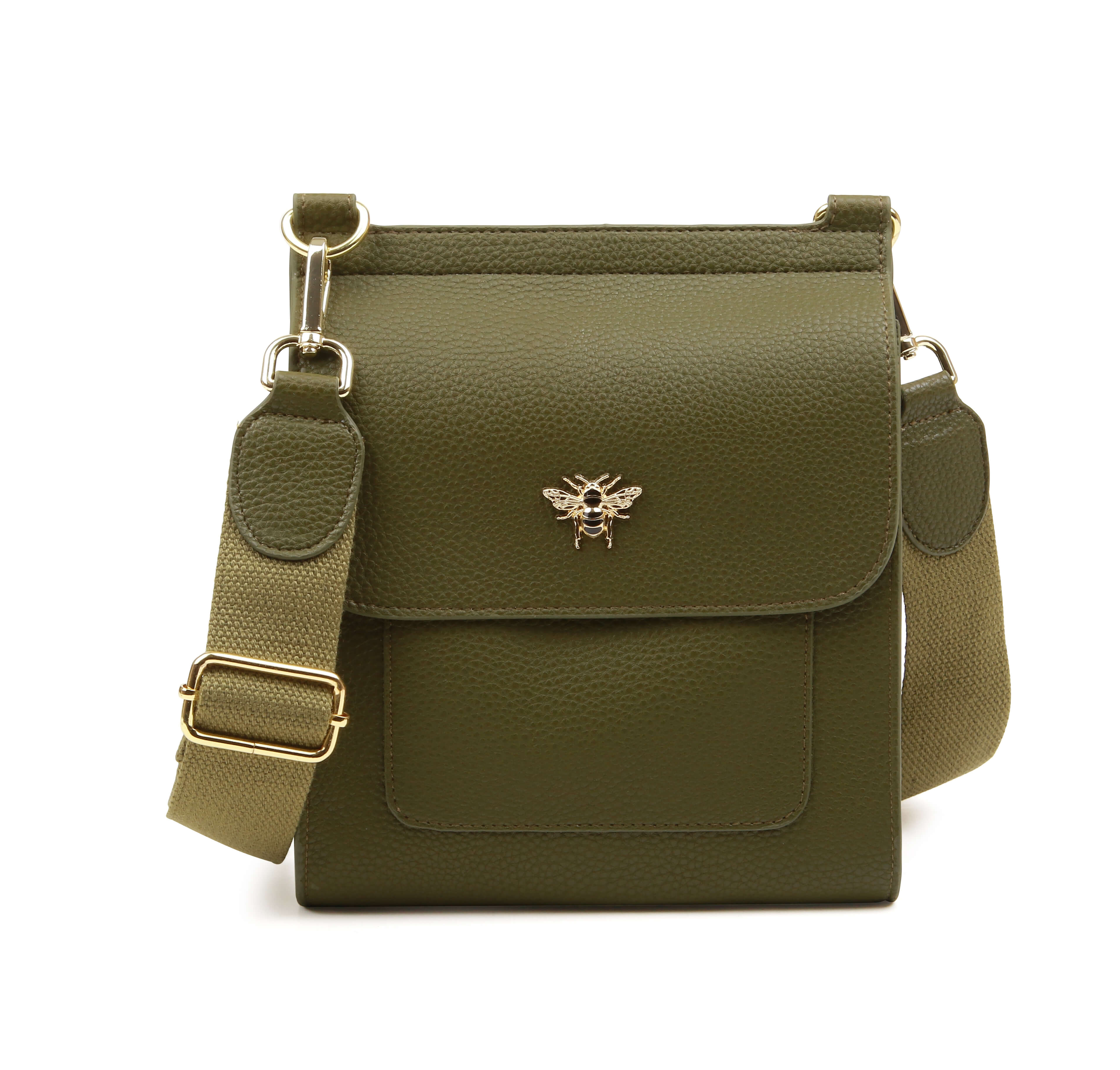 Bloomsbury Cross Body Bag In Olive