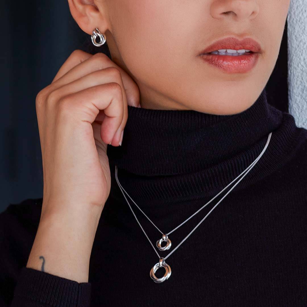 Bevel Trilogy Necklace