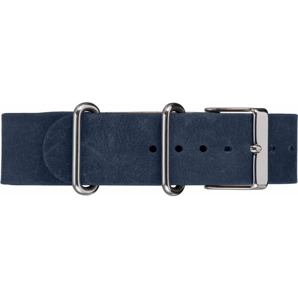 Weekender Stainless Steel Case Cream Chrono Dial With Slate Blue Slip Thru Strap