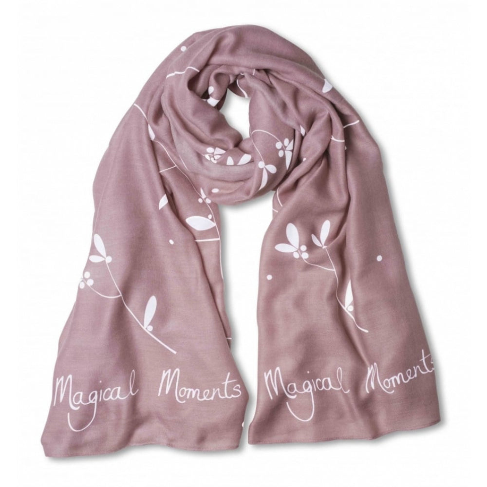 Sentiment Scarf - Magical Moments - Dusky Pink