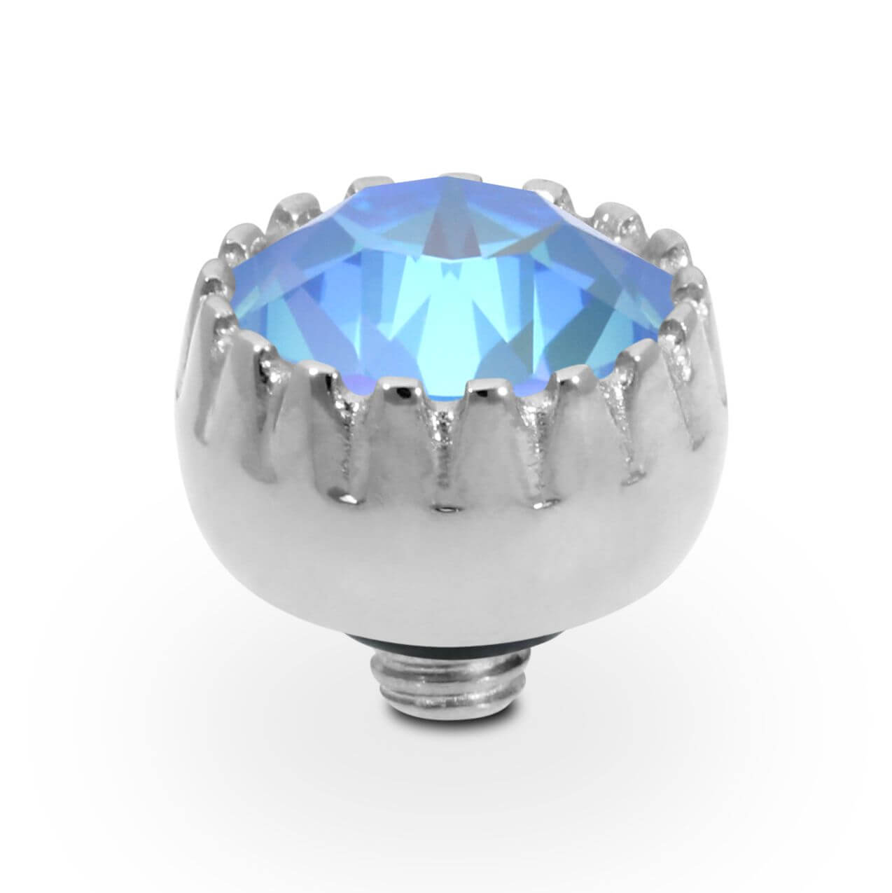 LONDON Small (S/P) 8mm Ocean Delite Ring Top