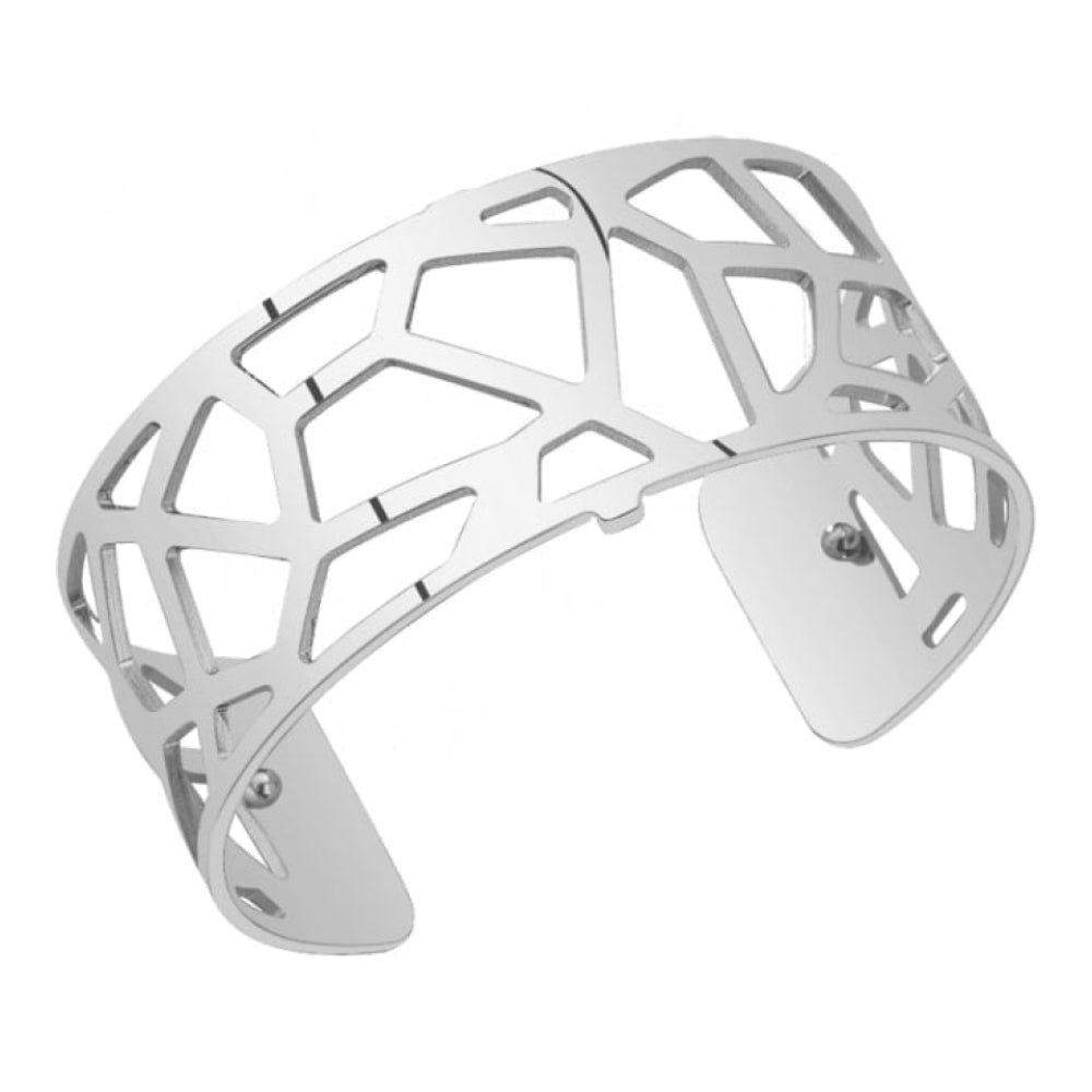 Silver Plated Giraffe Patteren 25MM Cuff