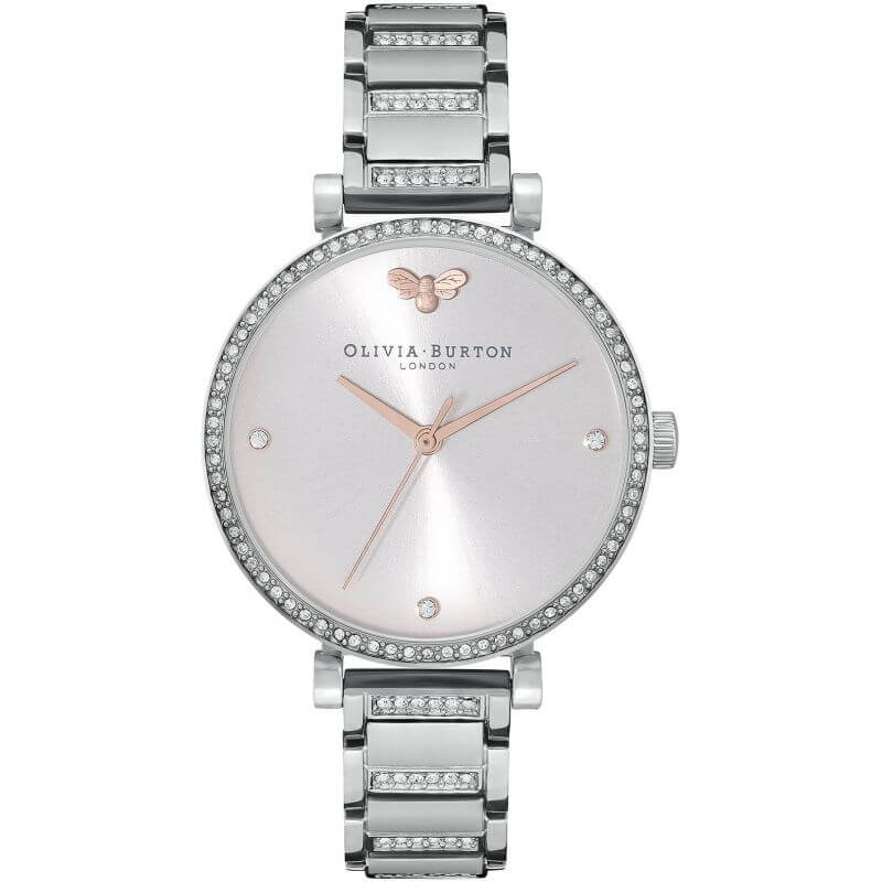 Belgrave Tbar Grey & Silver Bracelet Watch