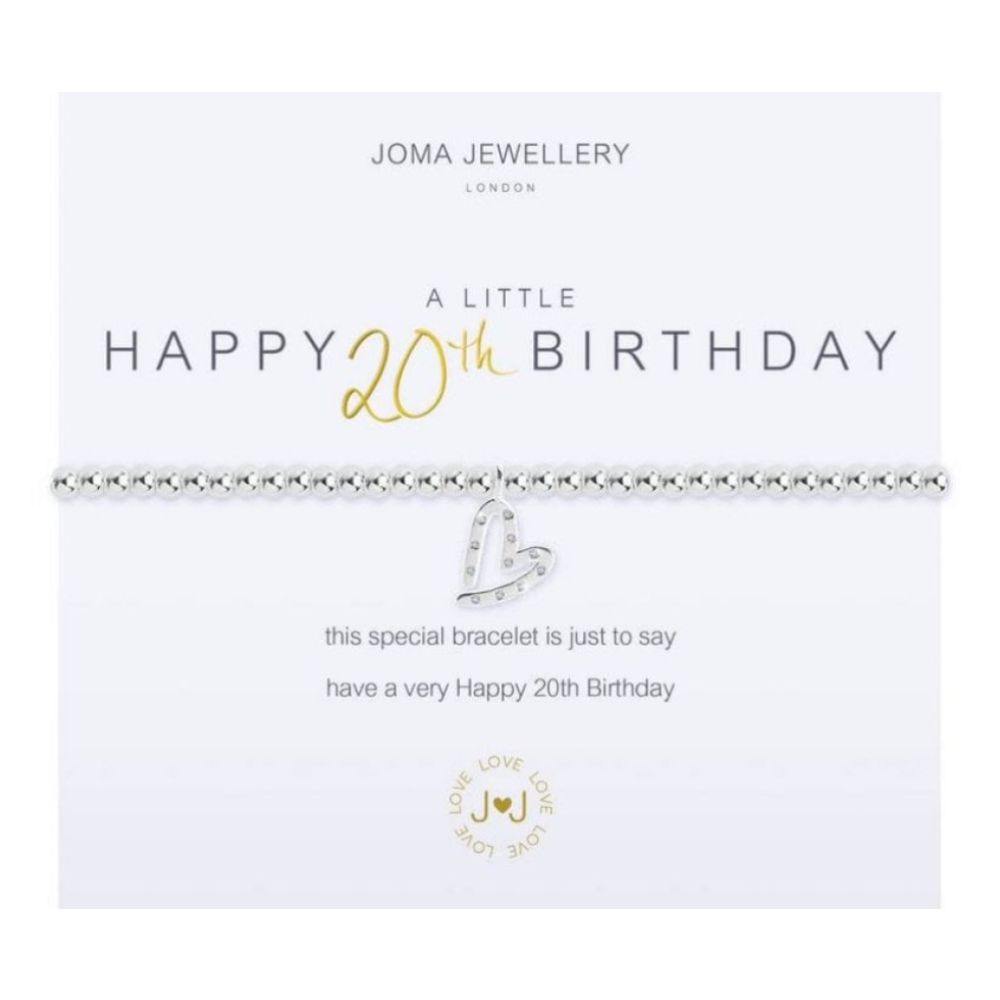 A Little Happy 20th Birthday Bracelet