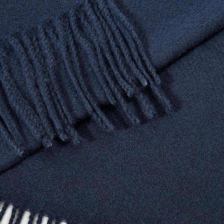 Blanket Scarf | Navy | 190cm X 75cm X 0.5cm